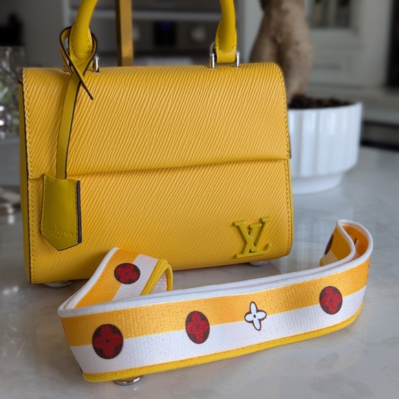 Handbags - Yellow Satchel Bag with Strap